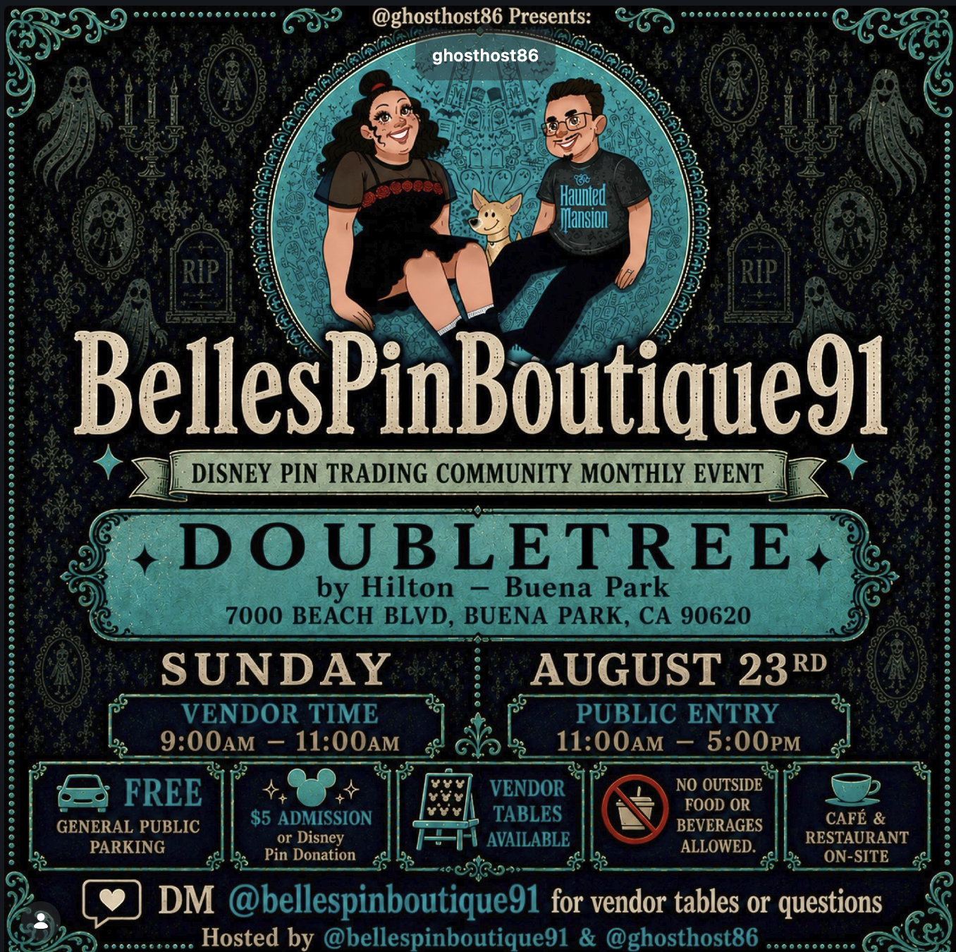 BellesPinBoutique91 event flyer